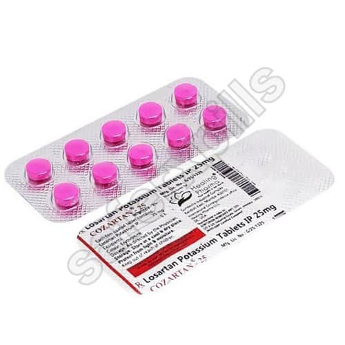 Cozartan 25mg tablet pack