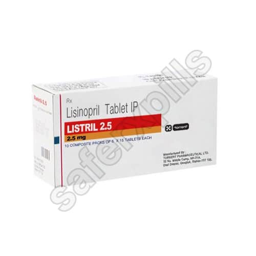 Listril 2.5mg tablet pack