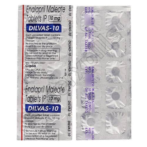 Dilvas 10mg tablet pack