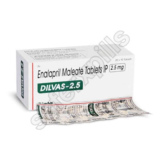 Dilvas 2.5mg tablet pack