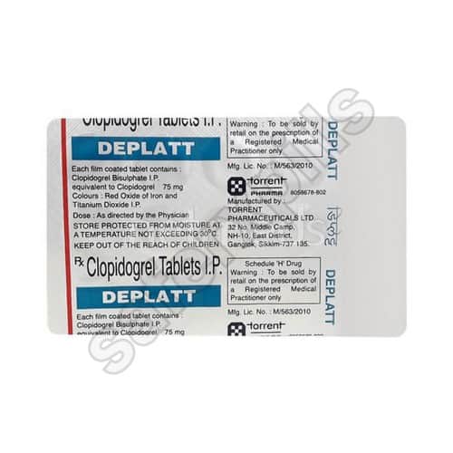 Deplatt 75mg tablet pack
