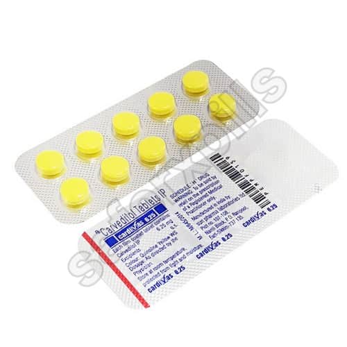 Cardivas 6.25mg tablet pack