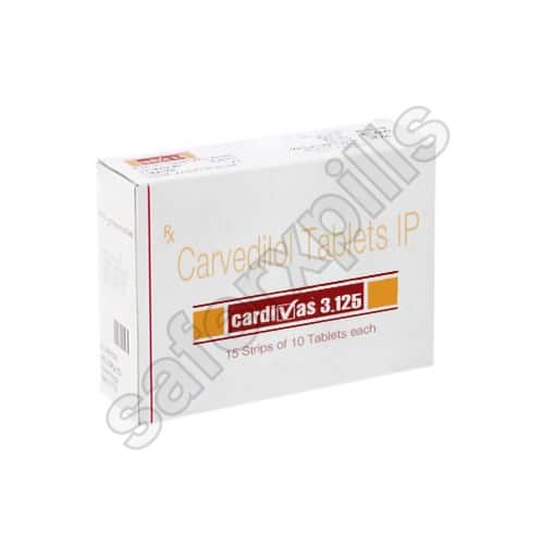 Cardivas 3.125mg tablet pack