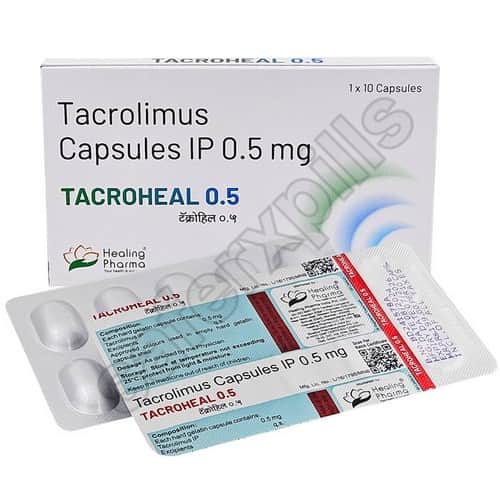Tacroheal 0.5mg capsule pack