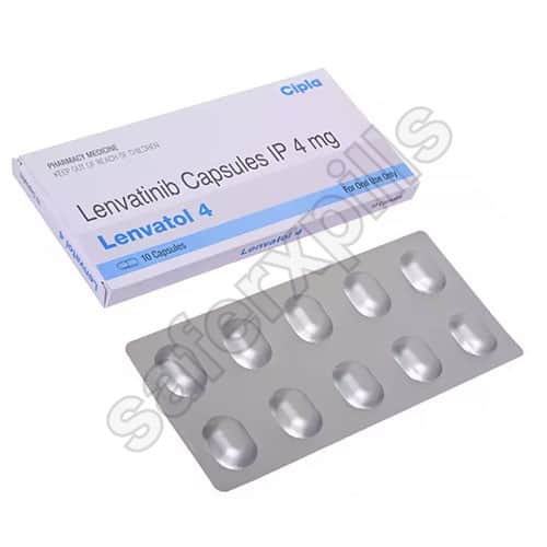 Lenvatol 4mg capsule pack