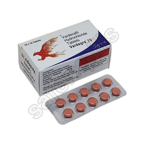 Buy Vardegra 20mg - Vardenafil | SafeRxPills