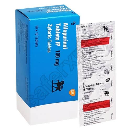 Zyloric 100mg tablet pack