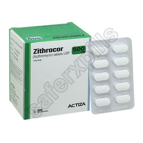 Zithrocor 500mg tablet pack