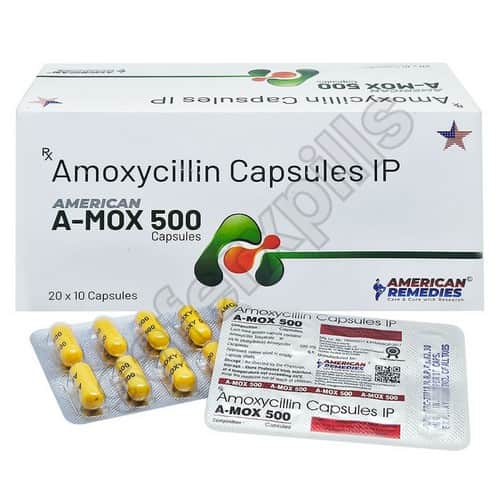 A-Mox 500mg capsule pack