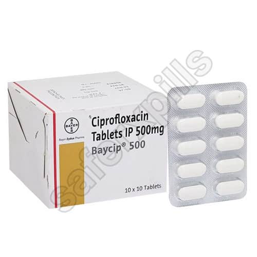 Baycip 500mg tablet pack