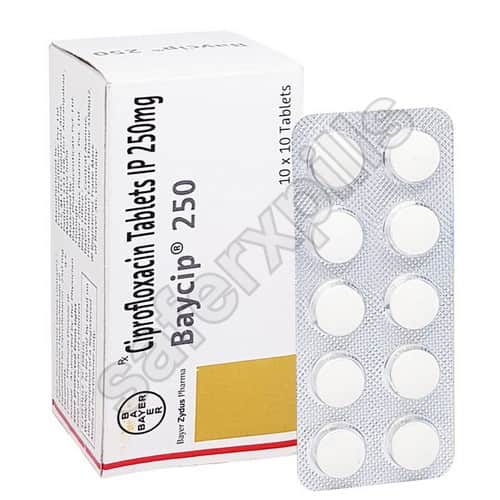Baycip 250mg tablet pack