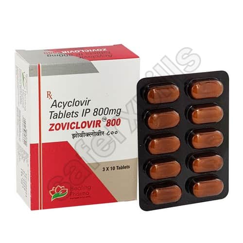Zoviclovir 800mg tablet pack