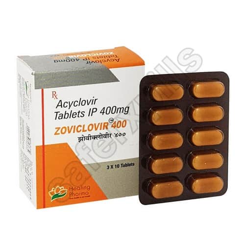 Zoviclovir 400mg tablet pack