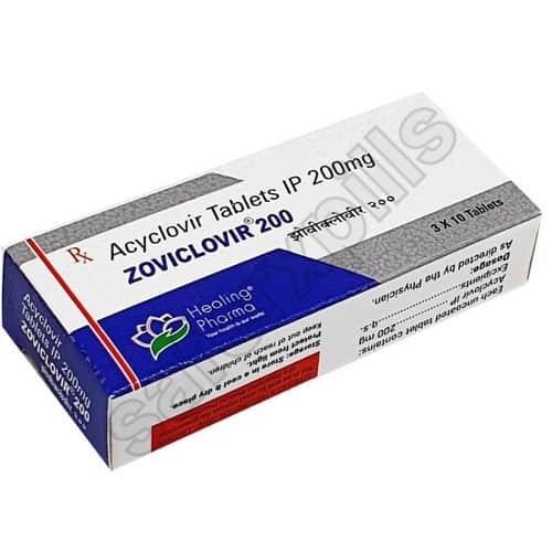Zoviclovir 200mg tablet pack