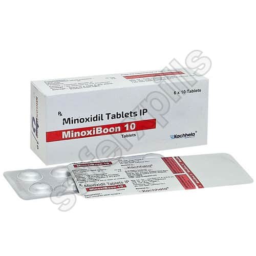 Minoxiboon 10mg tablet pack