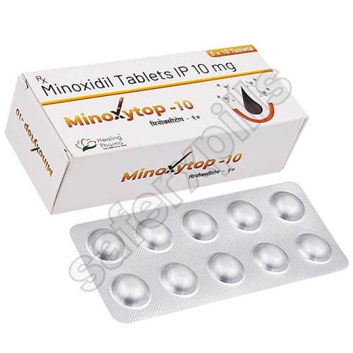 Minoxytop 10mg tablet pack