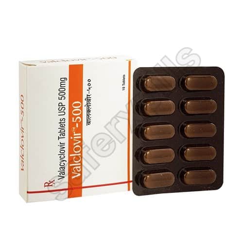 Valclovir 500mg tablet pack