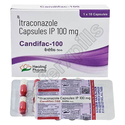 Candiface 100mg capsule pack