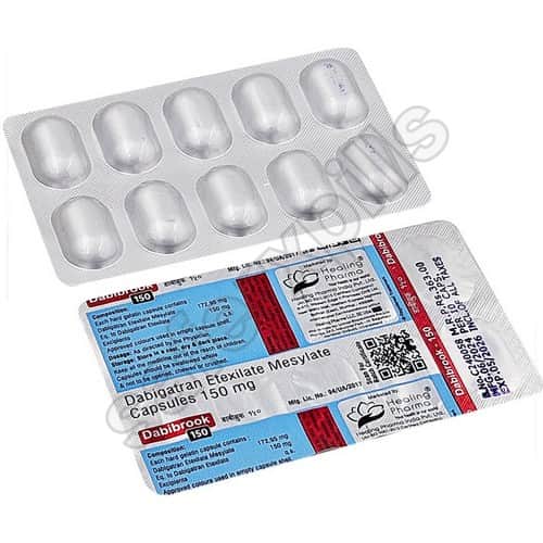 Dabibrook 150mg capsule pack