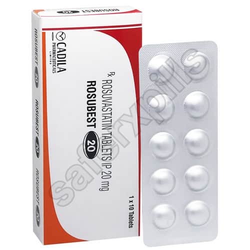 Rosubest 20mg tablet pack