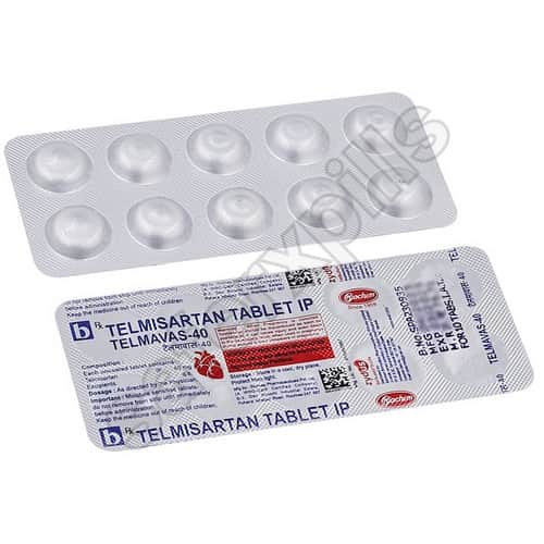Telmavas 40mg tablet pack