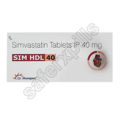 Sim HDL 40mg tablet pack