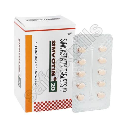 Simvotin 20mg tablet pack