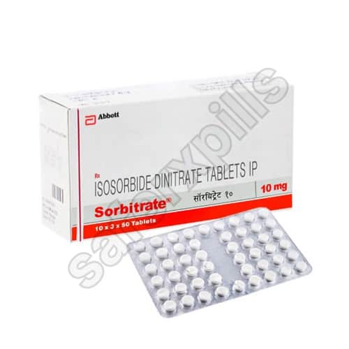 Sorbitrate 10mg tablet pack