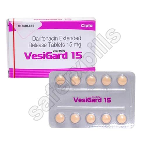 Vesigard 15mg tablet pack