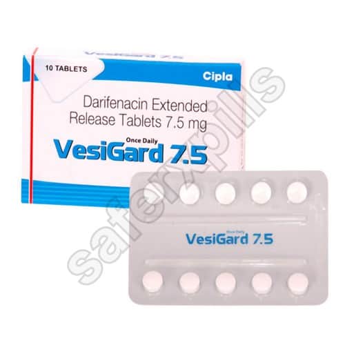 Vesigard 7.5mg tablet pack