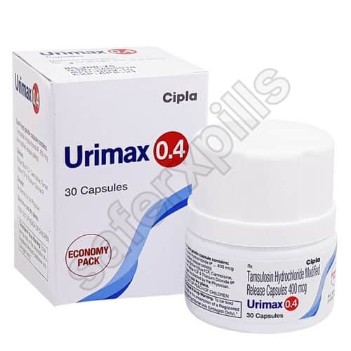 Urimax 0.4mg capsule pack