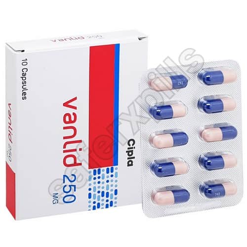 Vanlid 250mg capsule pack