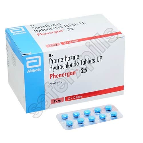 Phenergan 25mg tablet pack