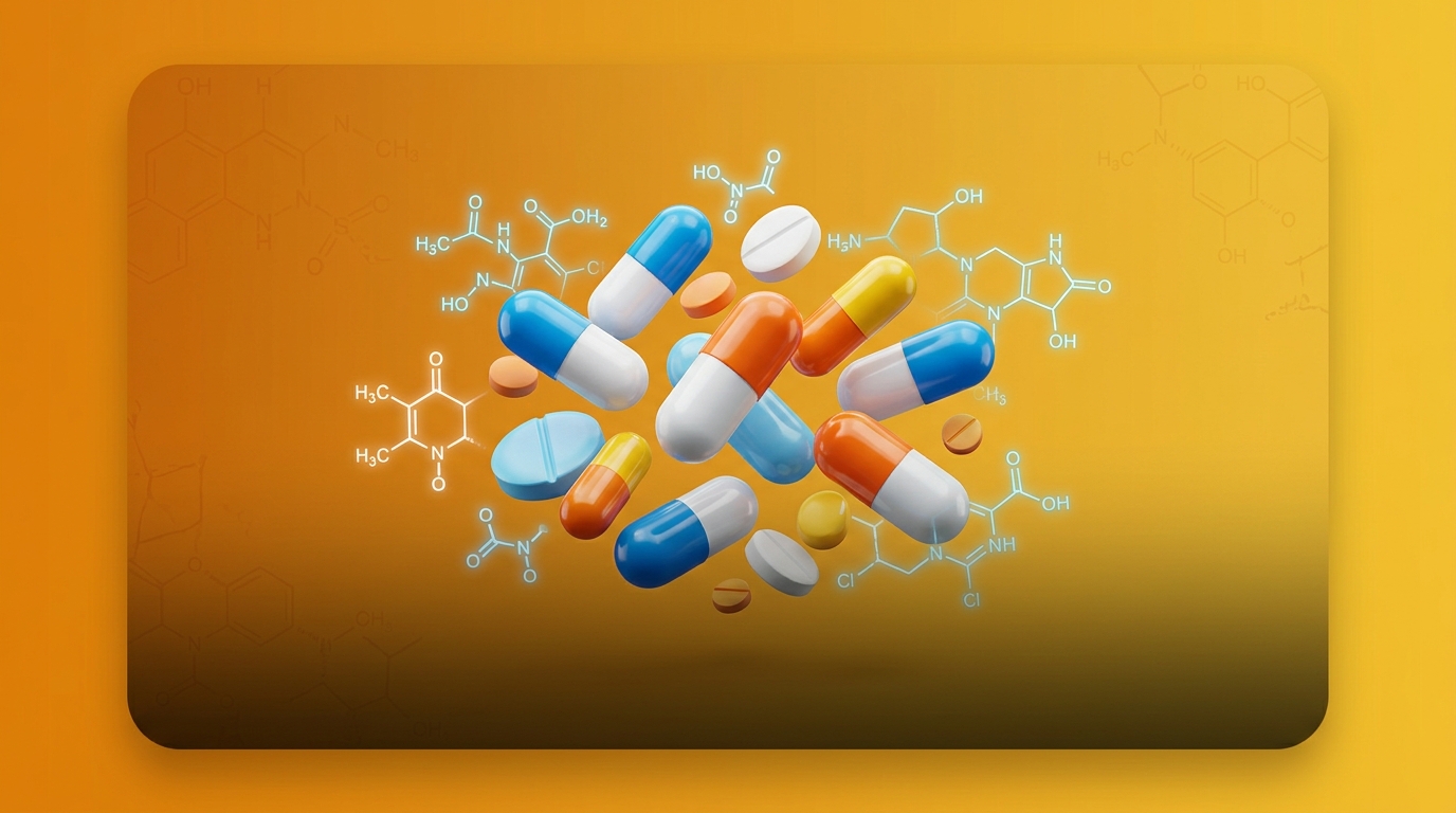 Antibiotic medications for bacterial infections treatment