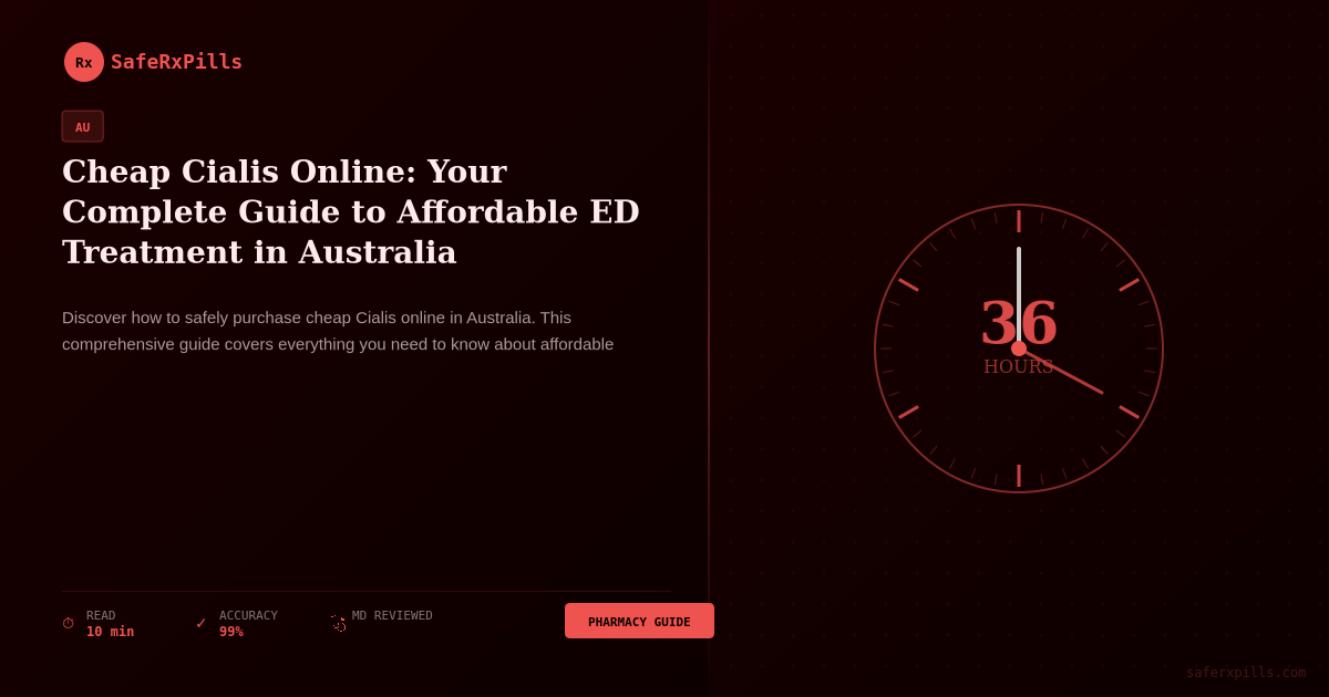 Cheap Cialis Online | SafeRxPills