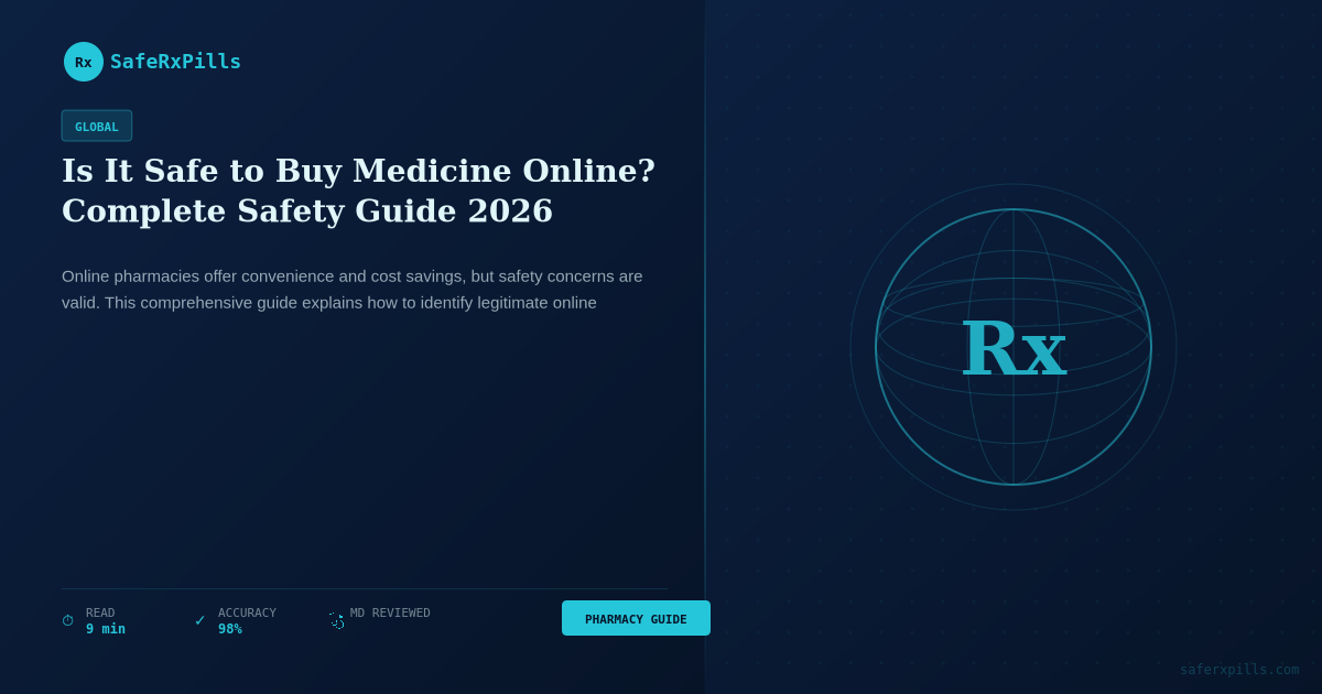 Online pharmacy safety guide 2026 - secure prescription medications and verified digital drugstore shopping tips