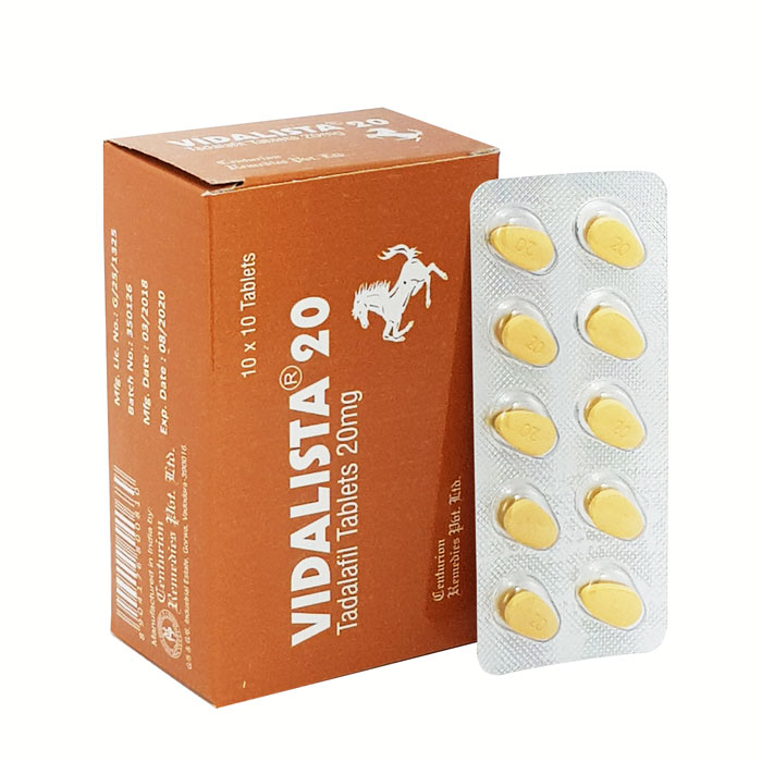 Vidalista 20 Mg - Tadalafil